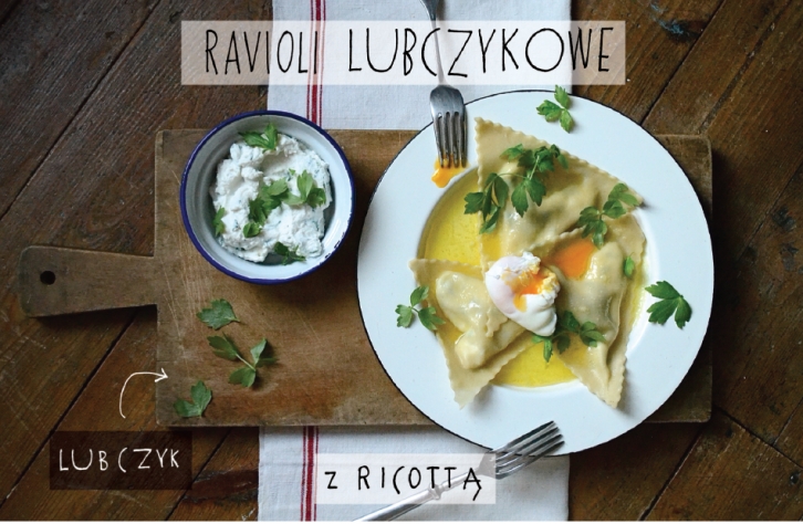 Ravioli lubczykowe