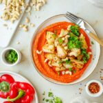 Pieczony seler na sosie romesco